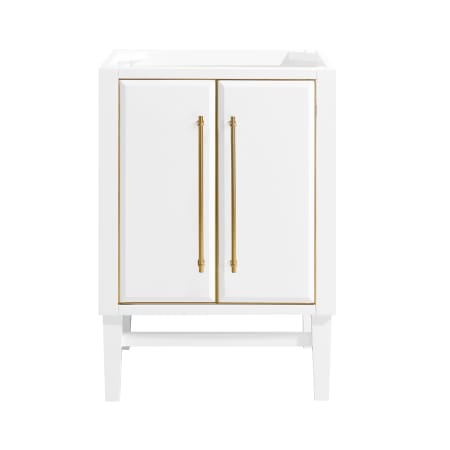 Avanity Mason 24" Single Free Standing Wood Vanity Cabinet Only - Less Vanity Top White