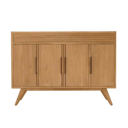Avanity Taylor 48" Single Free Standing Vanity Cabinet Only - Less Vanity Top Natural Teak