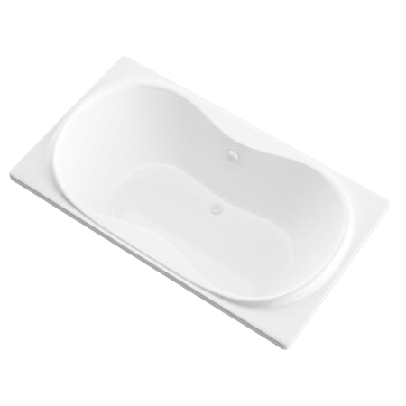 Avano Abaco 71-1/2" Acrylic Soaking Bathtub for Drop-In Installations with Center Drain White