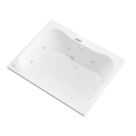 Avano Luxury Suite 59" Acrylic Air / Whirlpool Bathtub for Drop-In Installations with Center Drain White