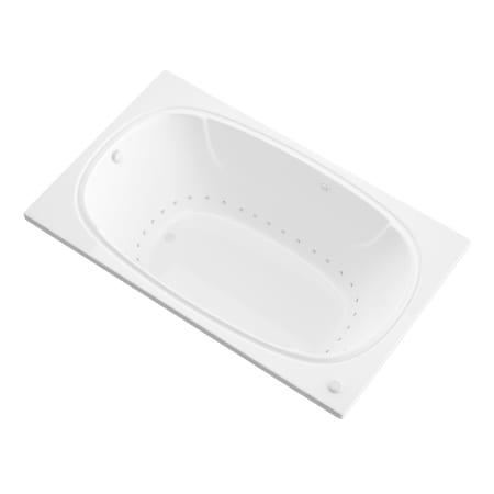 Avano Curacao 71-1/2" Acrylic Air Bathtub for Drop-In Installations with Left Drain White