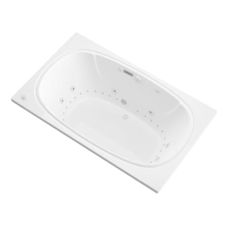 Avano Luxury Suite 77-7/8" Acrylic Air / Whirlpool Bathtub for Drop-In Installations with Center Drain White