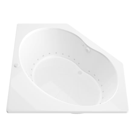 Avano Bonaire 60" Acrylic Air Bathtub for Drop-In Installations with Center Drain White