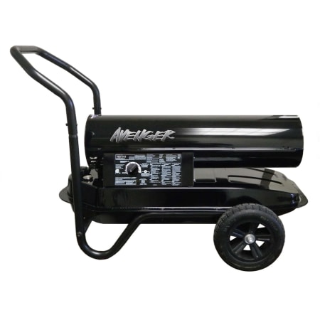 Avenger 175,000 BTU Liquid Propane Forced Air Heater Black