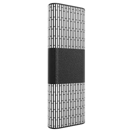 Avenue Lighting Avenue Outdoor 18" Tall LED Outdoor Wall Sconce with Rectangular Pattern Black