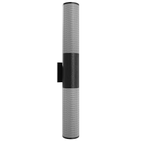 Avenue Lighting Avenue Outdoor 36" Tall LED Cylindrical Outdoor Wall Sconce with Oval Pattern Black