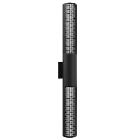 Avenue Lighting Avenue Outdoor 36" Tall LED Cylindrical Outdoor Wall Sconce with Rectangular Pattern Black