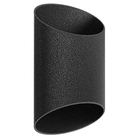 Avenue Lighting Avenue Outdoor 12" Tall LED Cylindrical Outdoor Wall Sconce Black