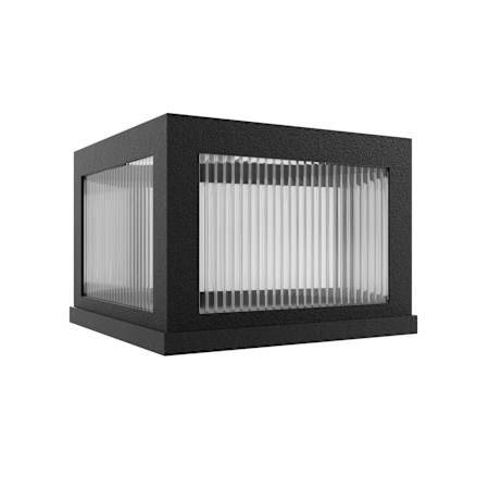 Avenue Lighting Avenue Outdoor 10" Tall LED Post Light Black