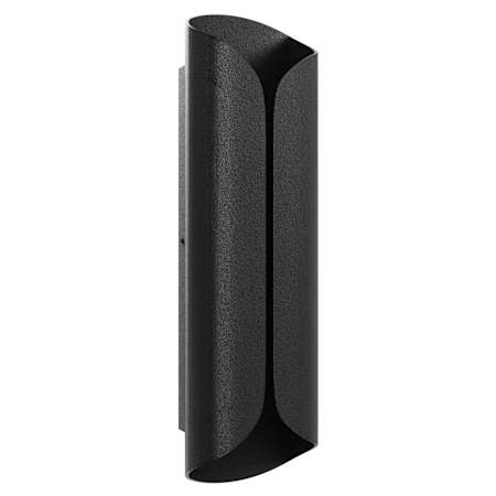 Avenue Lighting Avenue Outdoor 20" Tall LED Folded Cylindrical Outdoor Wall Sconce Black