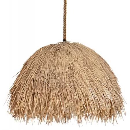 Avenue Lighting Malibu 28" Wide Pendant Hemp / Black