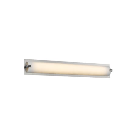 Avenue Lighting Cermack St. 16" Wide LED Bath Bar with Half Cylinder Shade Brushed Nickel