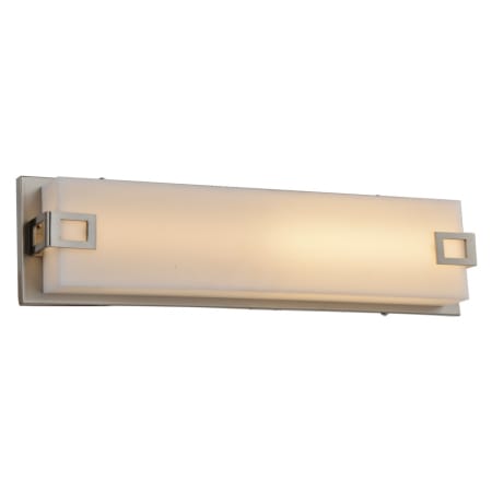 Avenue Lighting Cermack St. 38" Wide LED Bath Bar with Rectangular Shade Brushed Nickel