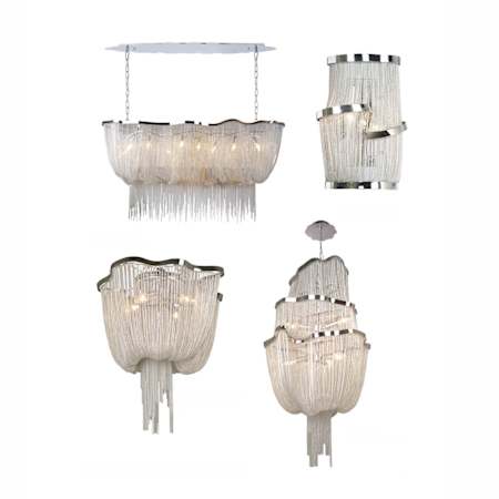 Avenue Lighting-HF1402-Mulholland in White