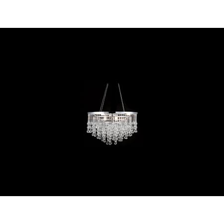 Avenue Lighting Hollywood Blvd. 6 Light 18" Wide Chandelier Polished Nickel