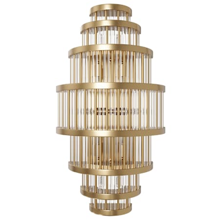 Avenue Lighting Waldorf 8 Light 22" Tall Wall Sconce Aged Brass