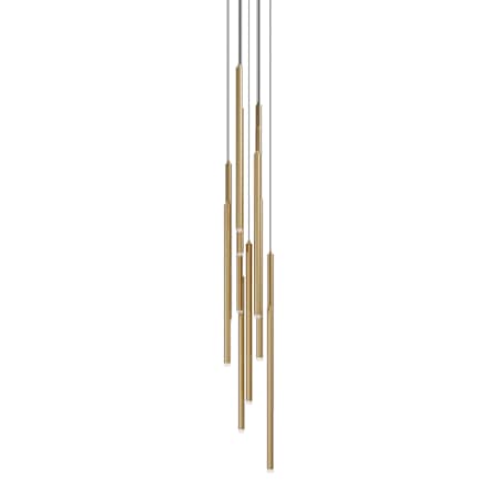 Avenue Lighting Filmore Ave. 13 Light 17" Wide LED Multi Light Pendant Aged Brass