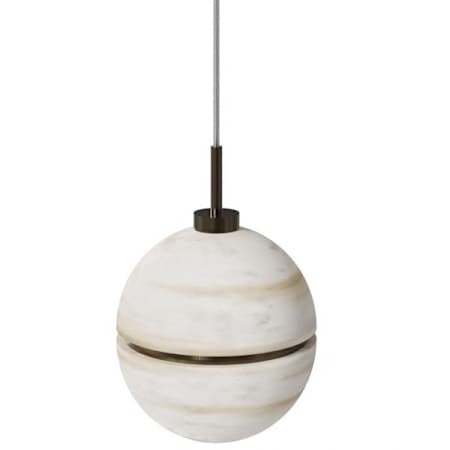 Avenue Lighting Sedona 5" Wide Mini Pendant Alabaster / Aged Brass