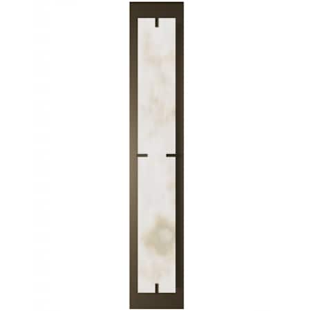 Avenue Lighting Sedona 38" Tall Wall Sconce Alabaster / Aged Brass