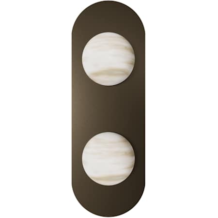 Avenue Lighting Sedona 20" Tall Wall Sconce Alabaster / Aged Brass
