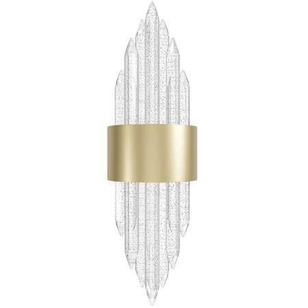 Avenue Lighting Aspen 22" Tall LED Wall Sconce with Bubbled Crystal Shades Brushed Brass