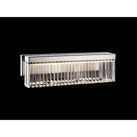 Avenue Lighting Broadway 7" Tall Wall Sconce Polished Nickel