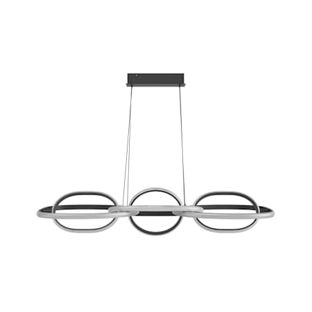 Avenue Lighting Circa Led 63" Wide Suspension Linear Pendant Black