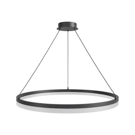Avenue Lighting Circa Led 31" Wide LED Ring Chandelier Black