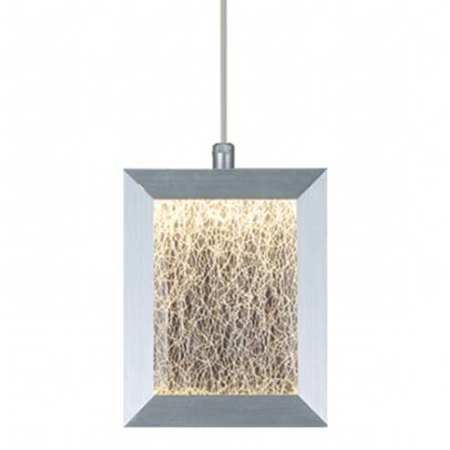 Avenue Lighting Brentwood 8" Wide Mini Pendant Brushed Aluminum