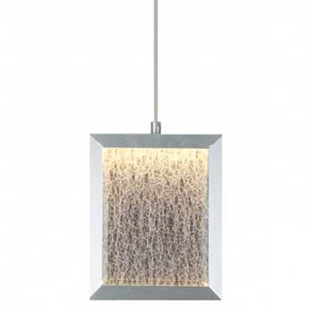 Avenue Lighting Brentwood 9" Wide Mini Pendant Brushed Aluminum