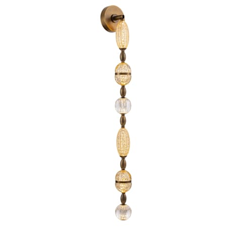 Avenue Lighting Dubai 56" Tall Wall Sconce Aged Golden Brass