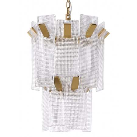 Avenue Lighting Belmont 20" Wide Pendant Aged Golden Brass