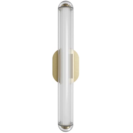 Avenue Lighting Nautilus 24" Tall Wall Sconce Aged Brass