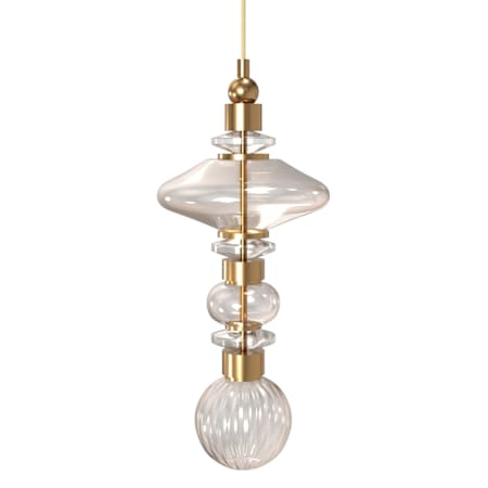 Avenue Lighting Avra 9" Wide Mini Pendant Aged Brass