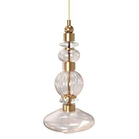 Avenue Lighting Avra 9" Wide Mini Pendant Aged Brass
