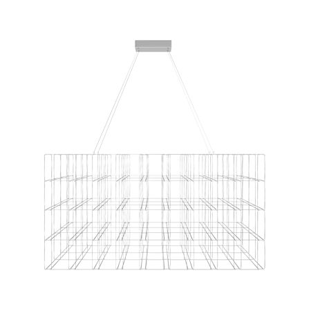 Avenue Lighting Argyle Ave. 34" Wide LED Abstract Chandelier Chrome