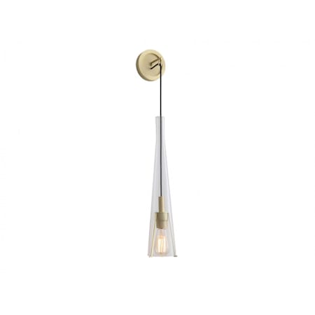 Avenue Lighting Abbey Park 28" Tall Wall Sconce Brushed Brass