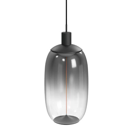 Avenue Lighting Monaco 8" Wide LED Mini Pendant Black / Smoky Glass