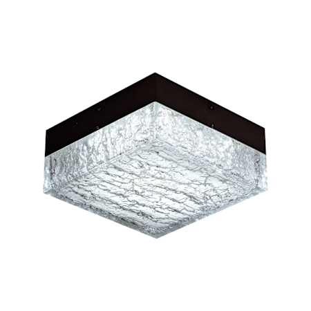 Avenue Lighting Cermack St. 8" Wide LED Flush Mount Square Ceiling Fixture Black
