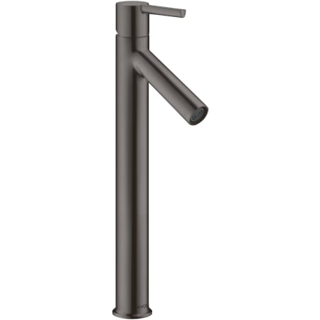 Axor Starck 1.2 GPM Single Hole Bathroom Faucet with AirPower, ComfortZone, EcoRight and Quick Clean Brushed Black Chrome