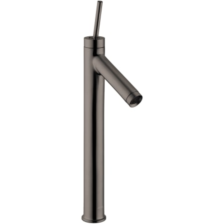 Axor Starck 1.2 GPM Single Hole Joystick Tall Vessel Bathroom Faucet Less Drain Assembly - Engineered in Germany, Limited Lifetime Warranty Brushed Black Chrome