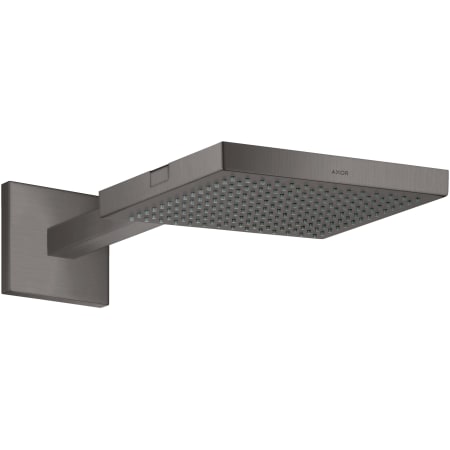Axor ShowerSolutions 9.5", 2.5 GPM Rain Shower Head with Shower Arm - Engineered in Germany, Limited Lifetime Warranty Brushed Black Chrome