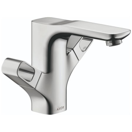 Axor Urquiola 1.2 GPM Single Hole Double Handle Bathroom Faucet with Drain Assembly - Engineered in Germany, Limited Lifetime Warranty Chrome