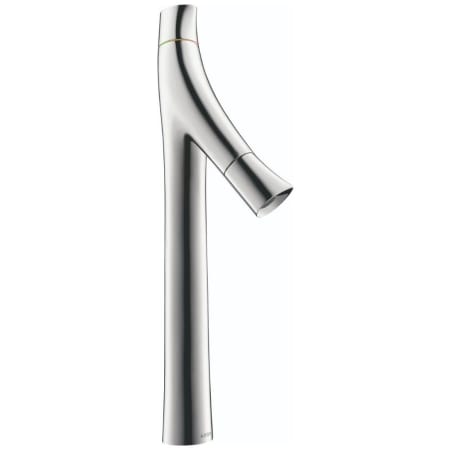 Axor Starck Organic 0.9 GPM Single Hole Tall Vessel Bathroom Faucet Less Drain Assembly - Engineered in Germany, Limited Lifetime Warranty Chrome