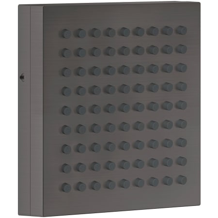 Axor ShowerComposition 1.5 GPM Single Function Square Metal Body Spray / Shoulder Shower with PowderRain Brushed Black Chrome