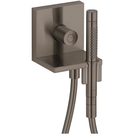 Axor ShowerSolutions 1.75 GPM Single Function Hand Shower with Hose and Volume Control - Engineered in Germany, Limited Lifetime Warranty Brushed Black Chrome