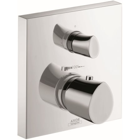 Axor Starck Organic Thermostatic Valve Trim with Integrated Volume Control Less Valve - Engineered in Germany, Limited Lifetime Warranty Chrome