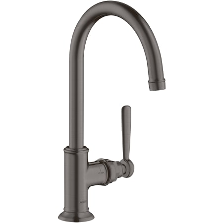 Axor Montreux 1.2 (GPM) Single Hole High-Arch Bathroom Faucet - Engineered in Germany, Limited Lifetime Warranty Brushed Black Chrome