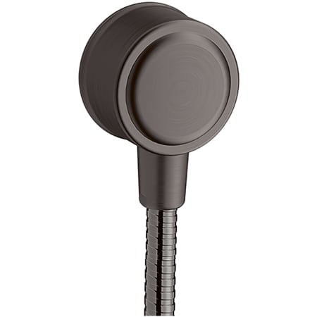 Axor Montreux Wall Outlet with Check Valves Brushed Black Chrome