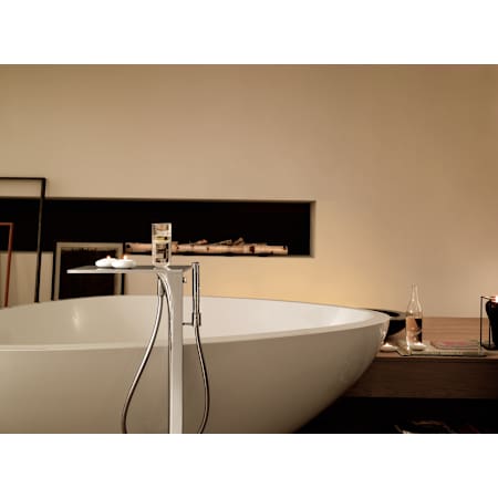 Axor-18450-Hansgrohe-18450-Installed Tub Filler in Chrome